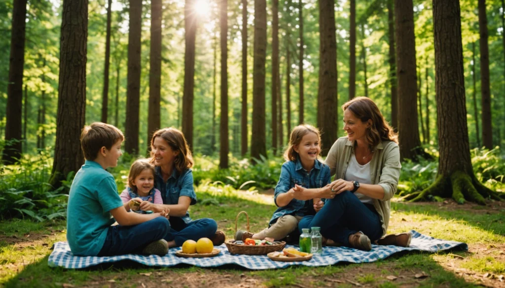 Activités de plein air familiales