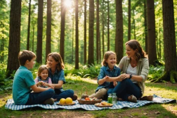 Activités de plein air familiales